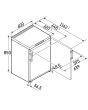 Liebherr FNDI1624 60cm No Frost Undercounter Freezer - White