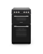 Montpellier MDOC50FK 50cm Double Oven Electric Cooker with Ceramic Hob - Black