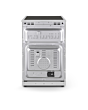 Montpellier MDOC60FW 60cm Double Oven Electric Cooker with Ceramic Hob - White'