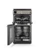 Montpellier MDOG50LS 50cm Double Oven Gas Cooker with Gas Hob - Silver