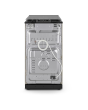 Montpellier MDOG50LS 50cm Double Oven Gas Cooker with Gas Hob - Silver