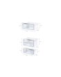Neff KI5872FE0G 70/30 Built-in Low Frost Fridge Freezer