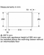 NEFF N34HA11N1B Built In Warming Drawer - Stainless Steel