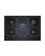 Neff T27DS59S0 N70 75cm Black Enamel Gas Hob