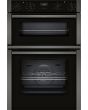 Neff U1ACE2AG3B 59.4cm Built In Electric Double Oven - Graphite Grey