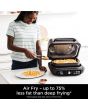 Ninja AG651UK Foodi MAX PRO Health Grill Flat Plate + Air Fryer - Black