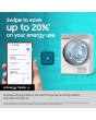 Samsung DV90F09F4SU1 9kg Heat Pump Tumble Dryer - Dark Grey