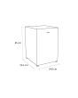 Sensis RFUCF01F54EW 54.8cm Undercounter Fridge - White