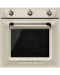 Smeg SF6905P1 60cm Built In Electric Single Oven - Cream