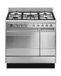 Smeg SUK92MX9-1 90Cm Dual Fuel Twin Range Cooker