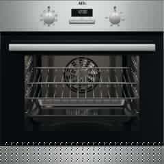 AEG BCX23101EM 59.4cm Built In Electric Single Oven - Stainless