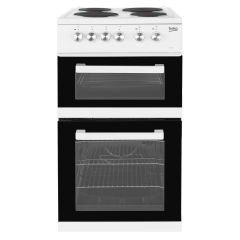 Beko KD531AW 50cm Twin Cavity Electric Cooker