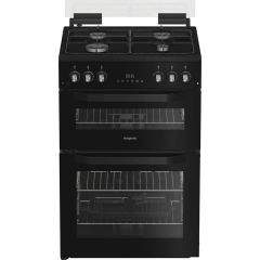 Hotpoint HDG6GDCB1 60cm Gas Double Oven Cooker