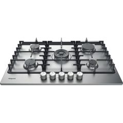 Hotpoint PPH75GDFIXUK 75cm Gas Hob - Silver