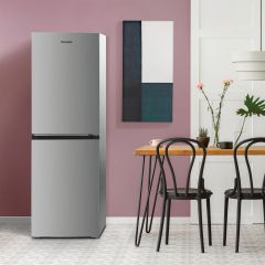 Montpellier MNF167ES 55cm 50/50 No Frost Fridge Freezer - Silver