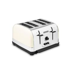 Morphy Richards 240132 Venture 4 Slice Toaster - Cream