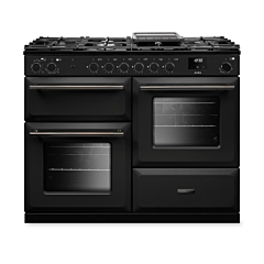 Rangemaster AURO110DF 110cm Dual Fuel Cooker Charcoal
