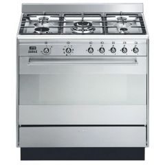 Smeg SUK91MFX9 90Cm Dual Fuel Range Cooker 