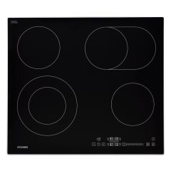 Stoves 444410185 SEH602SCTC 60cm Ceramic Hob w/ Stainless Steel Trim