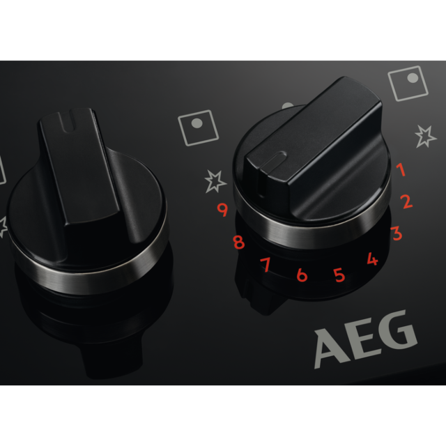 AEG HKB75450NB 74cm Gas Hob - Black