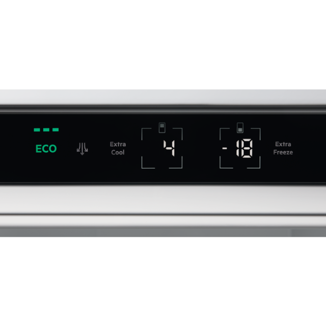 AEG NSC8M191DS 54.6cm 70/30 Integrated Frost Free Fridge Freezer - White