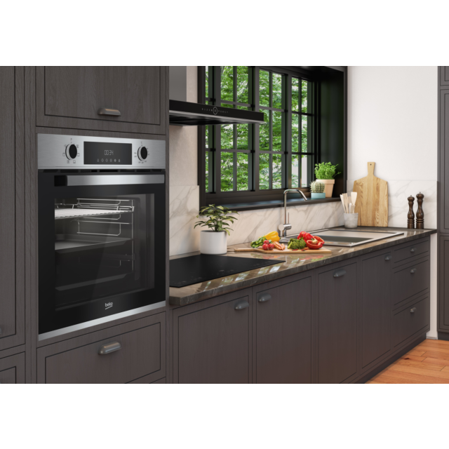 Beko CIMY91X AeroPerfect CIMY91X 60cm Built In Single Multi - function Oven - Stainless Steel