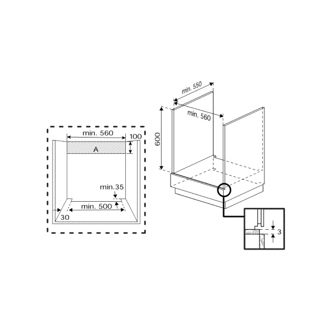 Beko CIMY91X AeroPerfect CIMY91X 60cm Built In Single Multi - function Oven - Stainless Steel