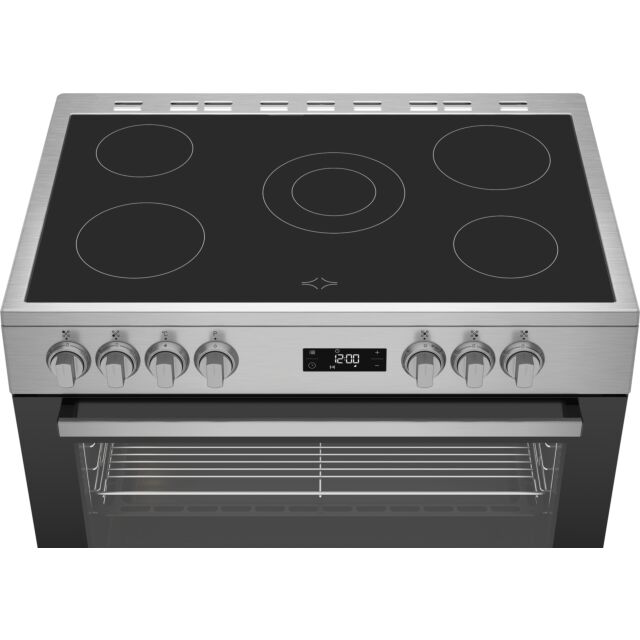 Beko GF17399GXNS 90cm Electric Single Fan Oven Single Range Cooker 