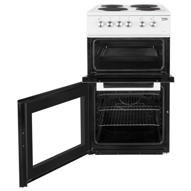 Beko KD531AW 50cm Twin Cavity Electric Cooker