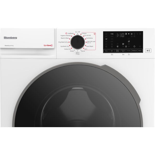 Blomberg LRF854311W 8kg/5kg 1400 Spin Washer Dryer - White