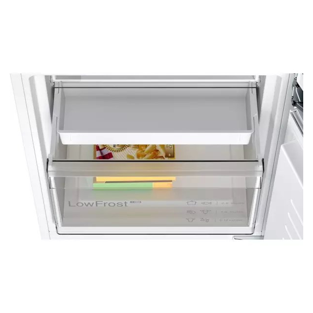 Bosch KIV86VSE0G Series 4 KIV86VSE0G 54.1cm 60/40 Integrated Low Frost Fridge Freezer - Sliding Hing