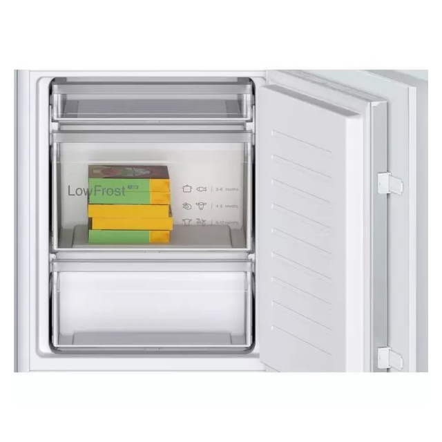 Bosch KIV86VSE0G Series 4 KIV86VSE0G 54.1cm 60/40 Integrated Low Frost Fridge Freezer - Sliding Hing