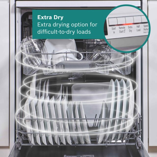 Bosch SMS2HVW67G Dishwasher - White - 14 Place Settings