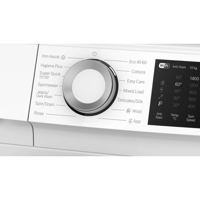 Bosch WGJ25400GB 10kg 1400 Spin Washing Machine - White