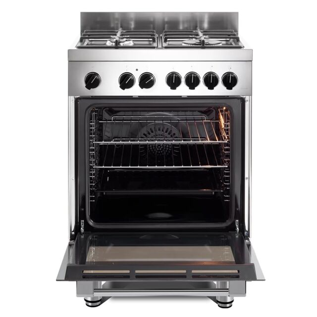 Delonghi DSC626MF-1 60Cm Dual Fuel Single Oven Cooker