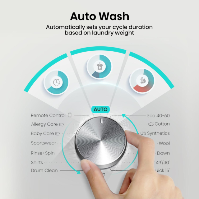 Hisense WF3S9043BW3 9kg 1400 Spin Washing Machine