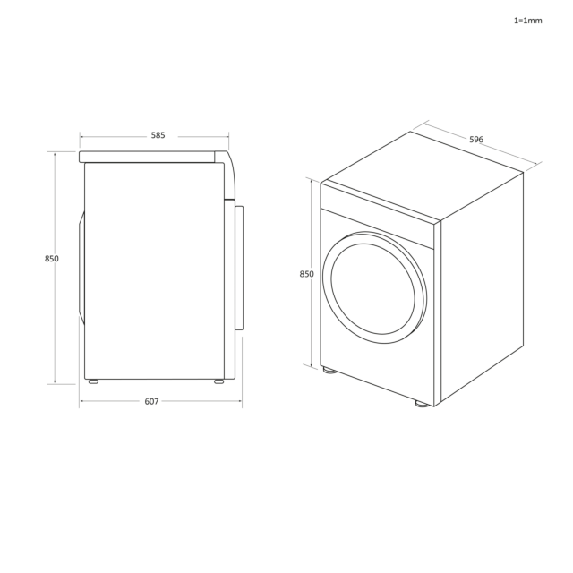 Hoover H-Dry 300 HLE C10DE-80 10kg Tumble Dryer
