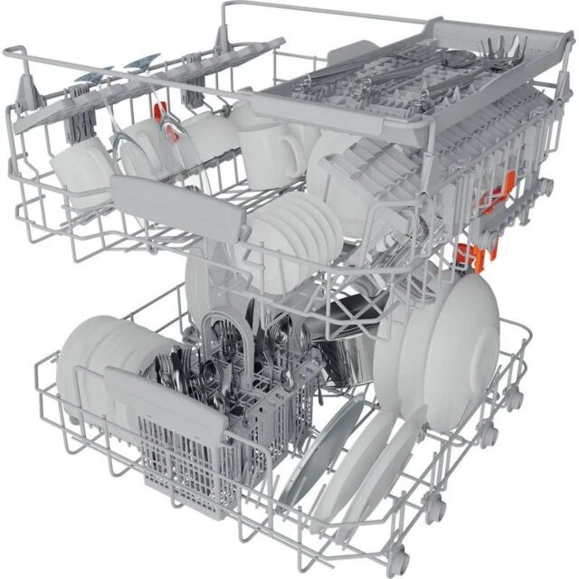 Hotpoint HFC3C26WCXUKN Dishwasher - Inox - 14 Place Setting