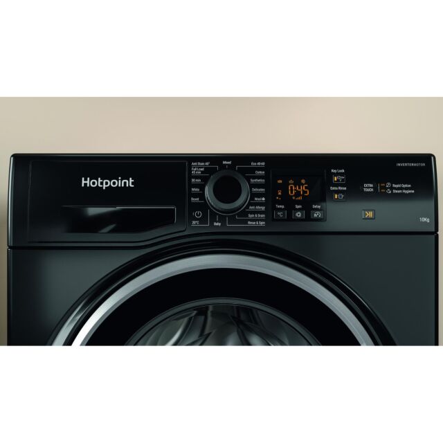 Hotpoint NSWM1046BSUK Freestanding Washing Machine