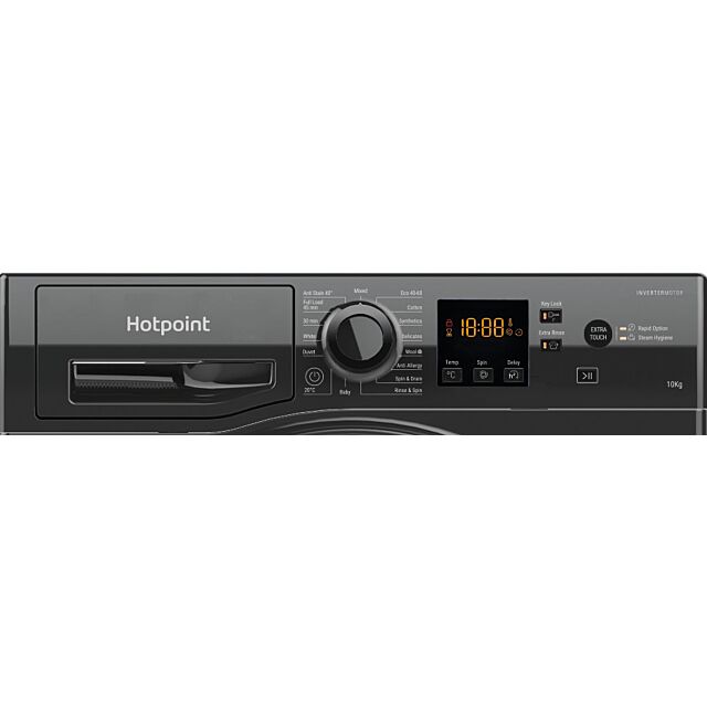 Hotpoint NSWM1046BSUK Freestanding Washing Machine