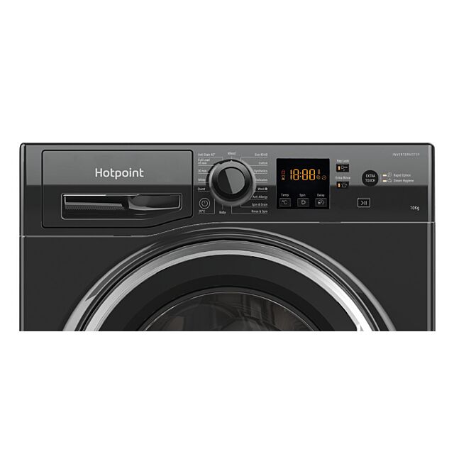 Hotpoint NSWM1046BSUK Freestanding Washing Machine