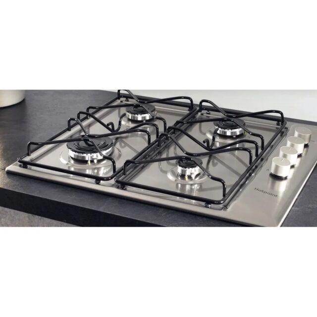 Hotpoint Newstyle PAN642IXH 58cm Gas Hob - Stainless Steel
