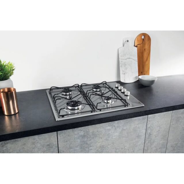 Hotpoint Newstyle PAN642IXH 58cm Gas Hob - Stainless Steel