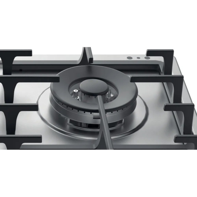 Hotpoint PPH60GDFIXUK 59cm Gas Hob - Silver