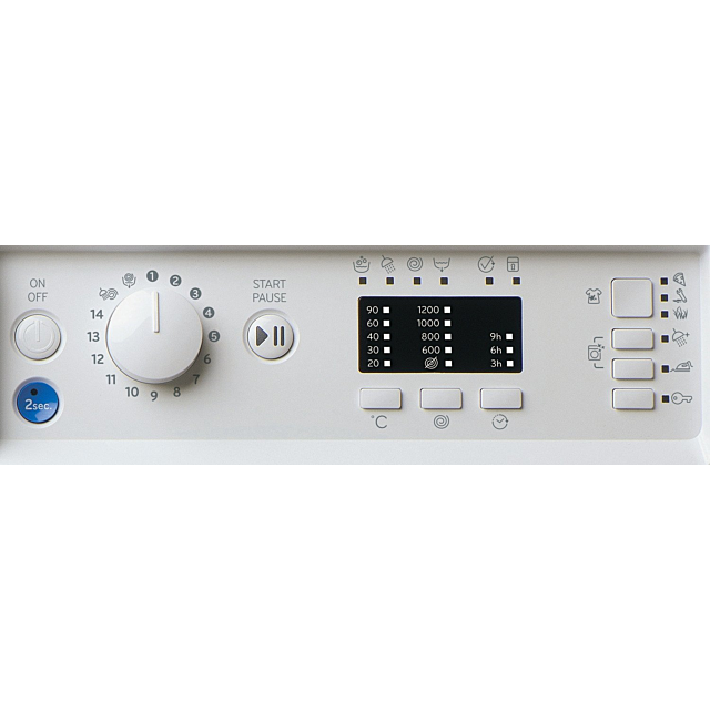 Indesit BI WMIL 91485 U WMIL91485U 9kg 1400 Spin Built in Washing Machine - White
