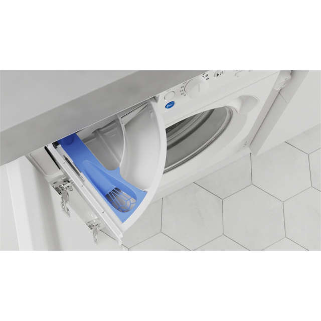 Indesit BI WMIL 91485 U WMIL91485U 9kg 1400 Spin Built in Washing Machine - White