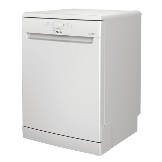 Indesit D2F HK26 UK D2FHK26UK 60cm Dishwasher - White - 14 Place Setting