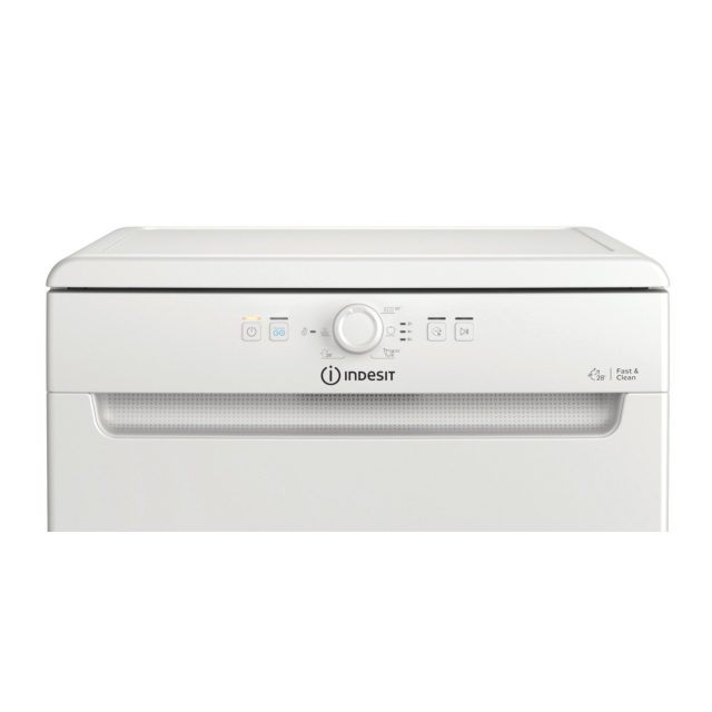 Indesit D2F HK26 UK D2FHK26UK 60cm Dishwasher - White - 14 Place Setting