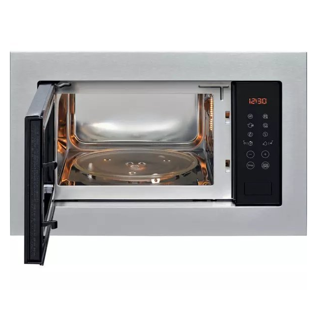 Indesit MWI125GX Push&Go MWI125GX Built In Microwave with Grill - Stainless Steel