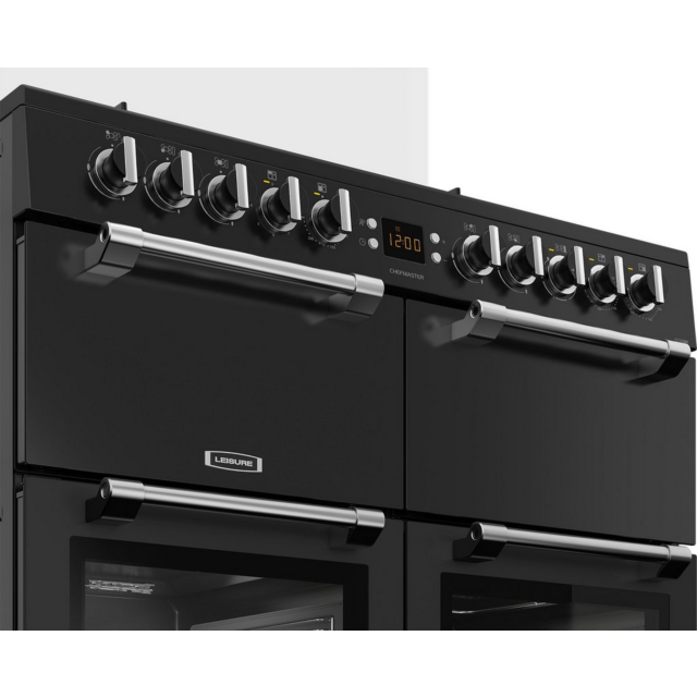 Leisure CC100F521K 100cm Dual Fuel Cooker Black